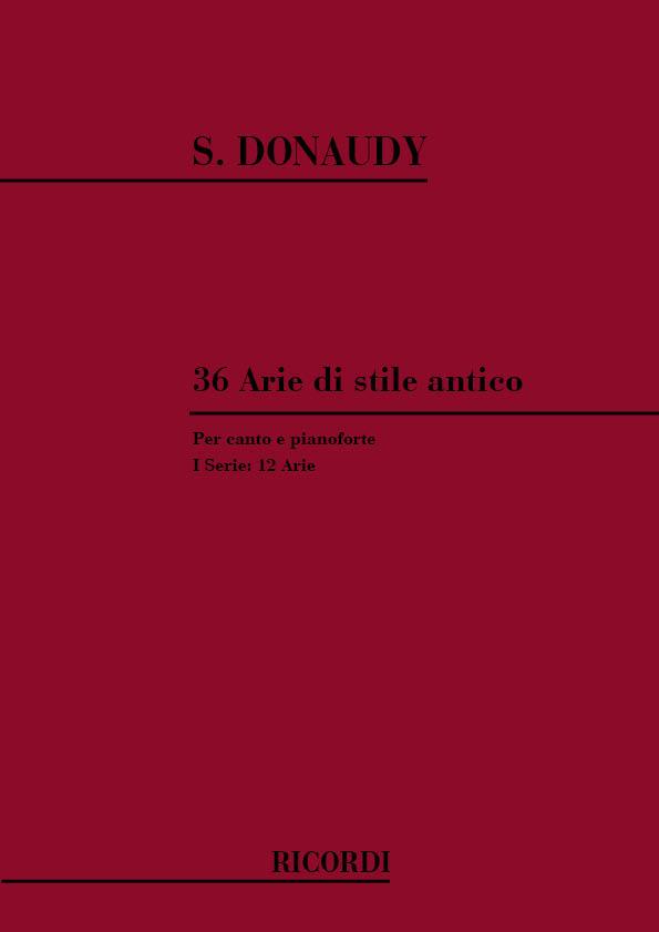 36 Arie Di Stile Antico I Serie - pro zpěv a klavír